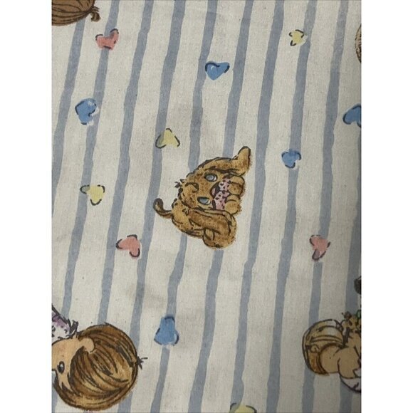Precious Moments Fitted Crib Bedding Sheet Nursery Decor Vintage - Picture 4 of 8